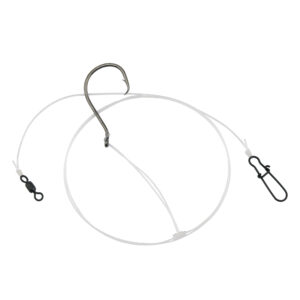 Aqua-Clear, Catfish Casting Rig, 8/0 Demon Circle Hook, AFW Swivel, 60 lb / 27.2 kg Grand Slam Mono