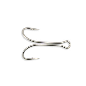 Aqua-Clear, 3/0 Double Hooks For Mullet Rig, 4 pc