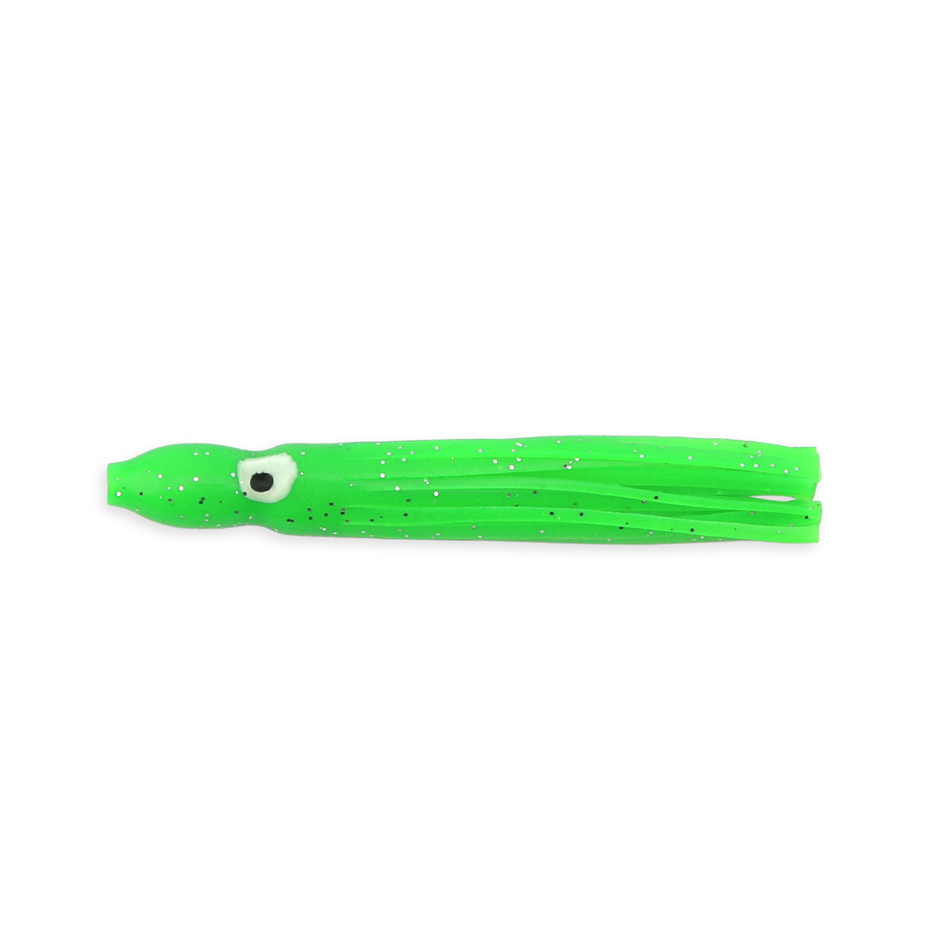 Aqua-Clear, Squid Skirt, 3 in / 7.62 cm, Green, 5 pc - Image 2