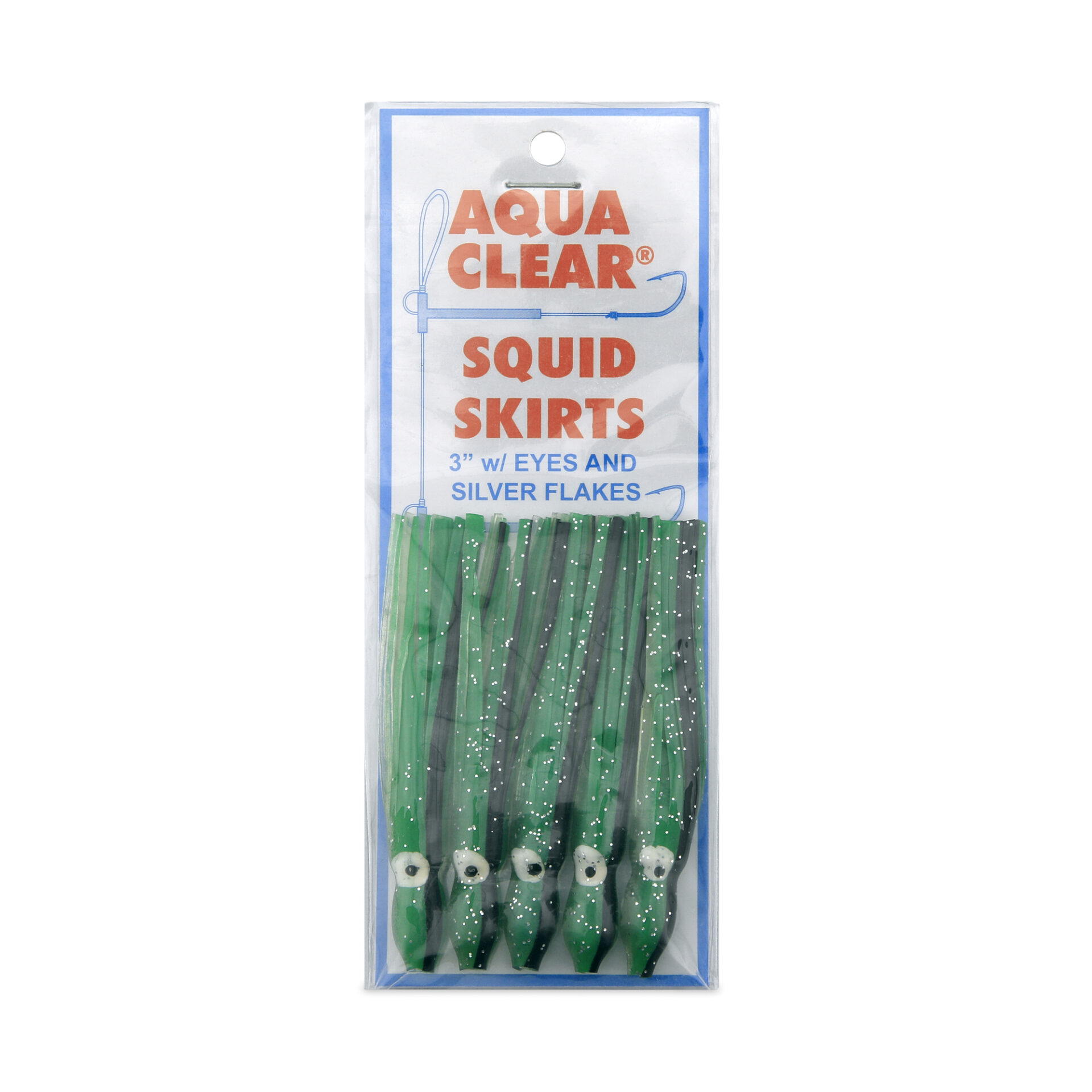 Aqua-Clear, Squid Skirt, 3 in / 7.62 cm, Sand Eel, 5 pc - Image 2