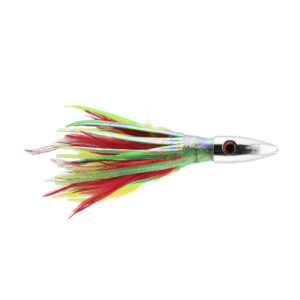 Billy Baits, Ahi Slayer Lure, Dolphin Feather/Vinyl Skirt, 5 in / 12.7 cm