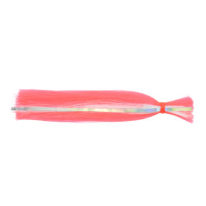Billy Baits, Billy Witch Lure, Pink/White Stripe Skirt, Weighted Head, 6.5 in / 16.5 cm