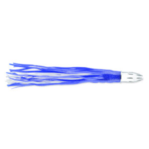 Billy Baits, Mister Big Lure, Blue/White PVC Skirt, 16 oz / 453 g Head, 16 in / 40.6 cm