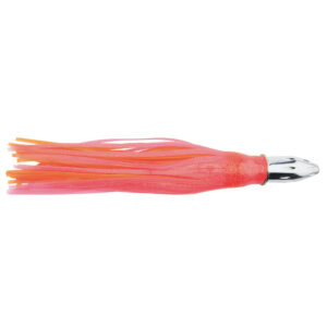 Billy Baits, Mister Big Lure, Pink/ Orange PVC Skirt, 16 oz / 453 g Head, 16 in / 40.6 cm