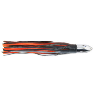 Billy Baits, Mister Big Lure, Petrolero/Orange PVC Skirt, 16 oz / 453 g Head, 16 in / 40.6 cm