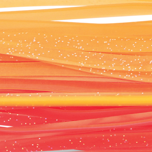 Billy Baits, Mister Big Lure, Pink/Orange 2 Yellow Veins Sparkle / Pink Orange PVC Skirt, 16 oz / 454 g Head, 16 in / 40.6 cm - Image 3