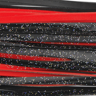 Billy Baits, Mister Big Lure, Ultimate Series, Tie on Skirt Version, Black/Red PVC Skirt, XL, 16 oz / 454 g Head, 16 in / 40.6 cm - Image 7