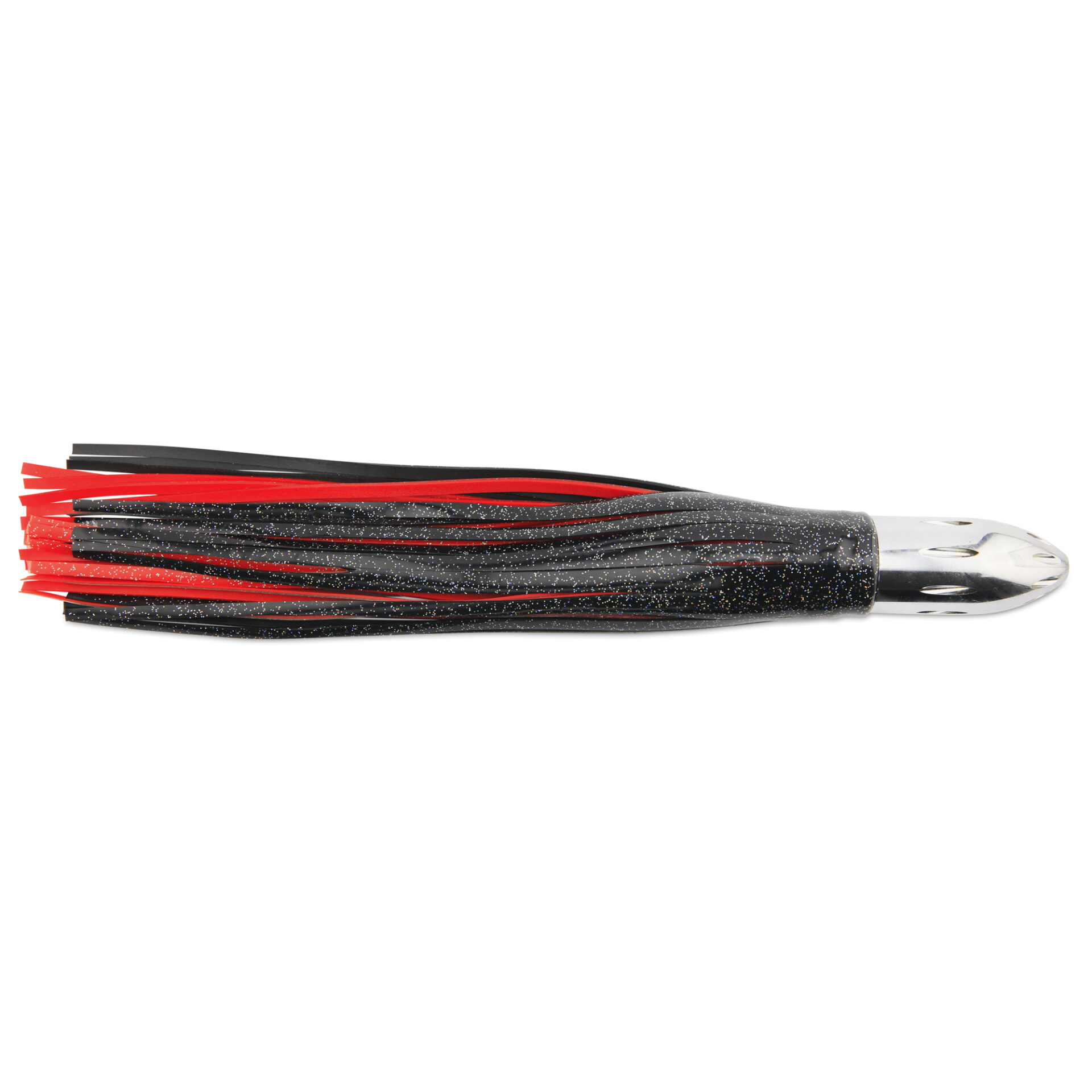 Billy Baits, Mister Big Lure, Ultimate Series, Tie on Skirt Version, Black/Red PVC Skirt, XL, 16 oz / 454 g Head, 16 in / 40.6 cm - Image 3