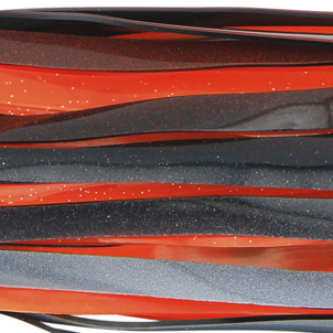 Billy Baits, Mister Big Lure, Ultimate Series, Tie on Skirt Version, Petrolero/Orange PVC Skirt, XL, 16 oz / 454 g Head, 16 in / 40.6 cm - Image 7