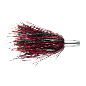 Billy Baits, Master Hooker Lure, Black-Red/Red, Concave Head, 5.5 in / 14 cm