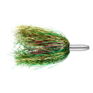 Billy Baits, Mini Turbo Slammer Lure, Green/Gold/Pink, Concave Head, 5.5 in / 14 cm