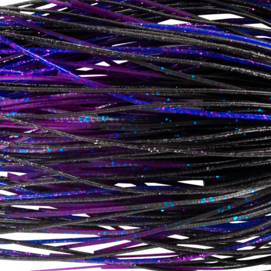 Billy Baits, Mini Turbo Slammer Lure, Black/Purple/Purple Firetip, Concave Head, 5.5 in / 14 cm - Image 3