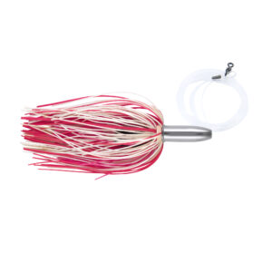 Billy Baits, Mini Turbo Slammer Rigged & Ready, Pink/White/Pink, Concave Head, 7/0 Mustad Hook, AFW Swivel, 100 lb / 45.3 kg Grand Slam Mono Line, 6 ft / 1.8 m