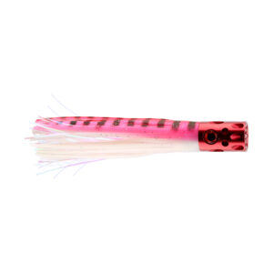 Billy Baits, Magnum Turbo Whistler Lure, Pink/Pearl Skirt, 2 oz / 56.6 g Head