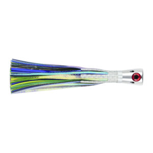 Billy Baits, Super Smoker Lure, Blue/Chartreuse/Pink Skirt, 2 oz / 56.6 g Head, 8 in / 20.3 cm