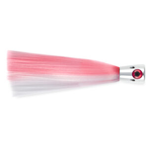 Billy Baits, Super Smoker II Lure, Pink/White Skirt, 2 oz / 56.6 g Head, 8 in / 20.3 cm
