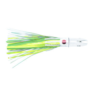 Billy Baits, Smoke Rattle & Troll Lure, Chartreuse/Green Eye-Skirt, 6 oz / 170 g Head, 8 in / 20.3 cm