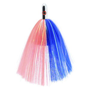 Billy Baits, Turbo Slammer Lure, Medium 1.75 oz / 49.6 g, Chrome Head, Blue/Pink, Pearl/Crystal Flash, 6.75 in / 17.1 cm