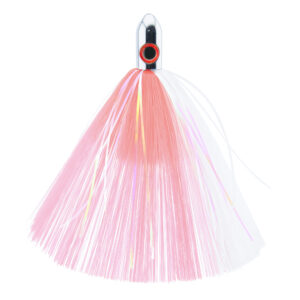 Billy Baits, Turbo Slammer Lure, Small 1 oz / 28.3 g, Chrome Head, Pink/White, Pearl/Crystal Flash, 4.25 in / 10.8 cm