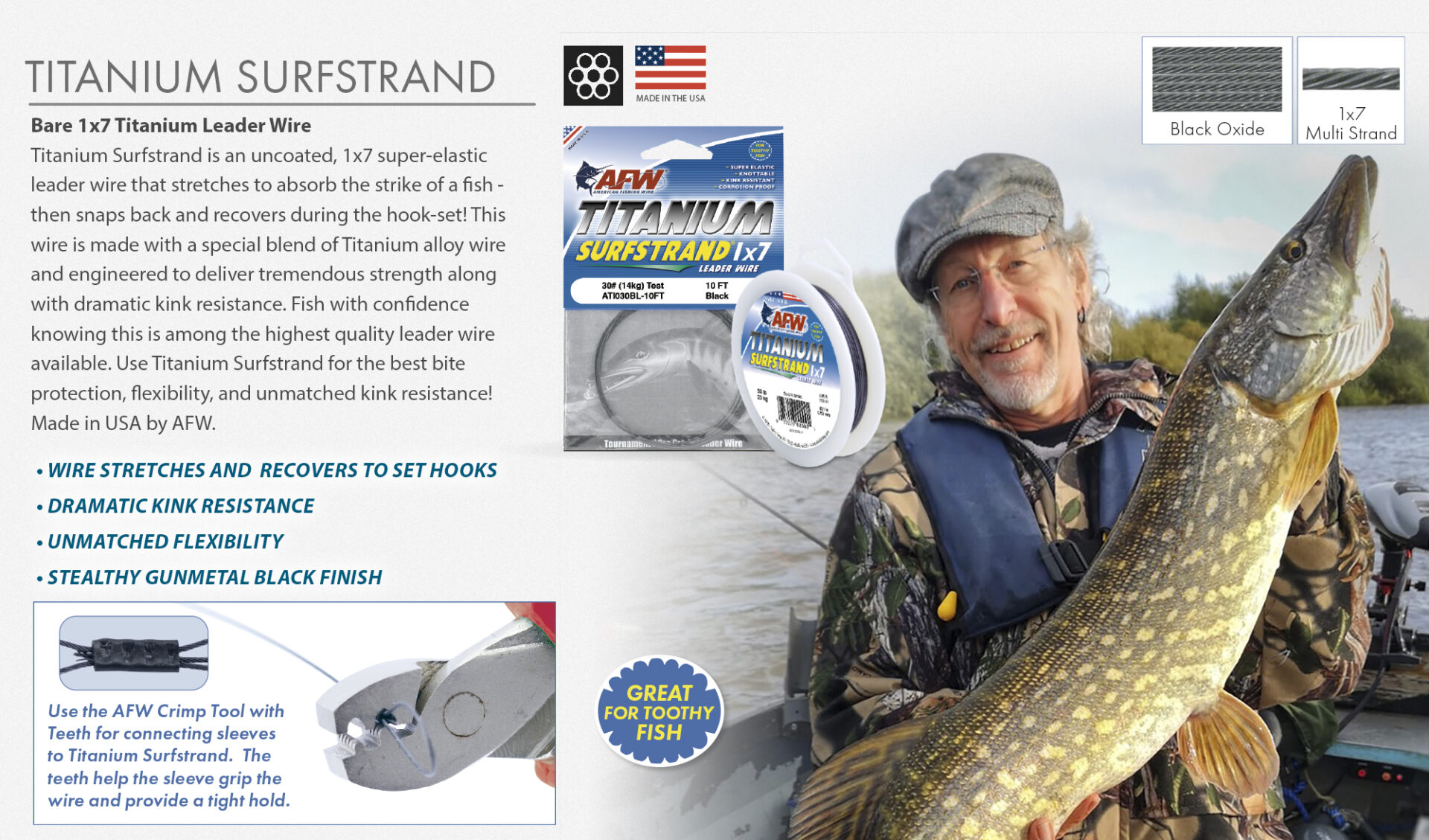 Titanium Surfstrand Wire