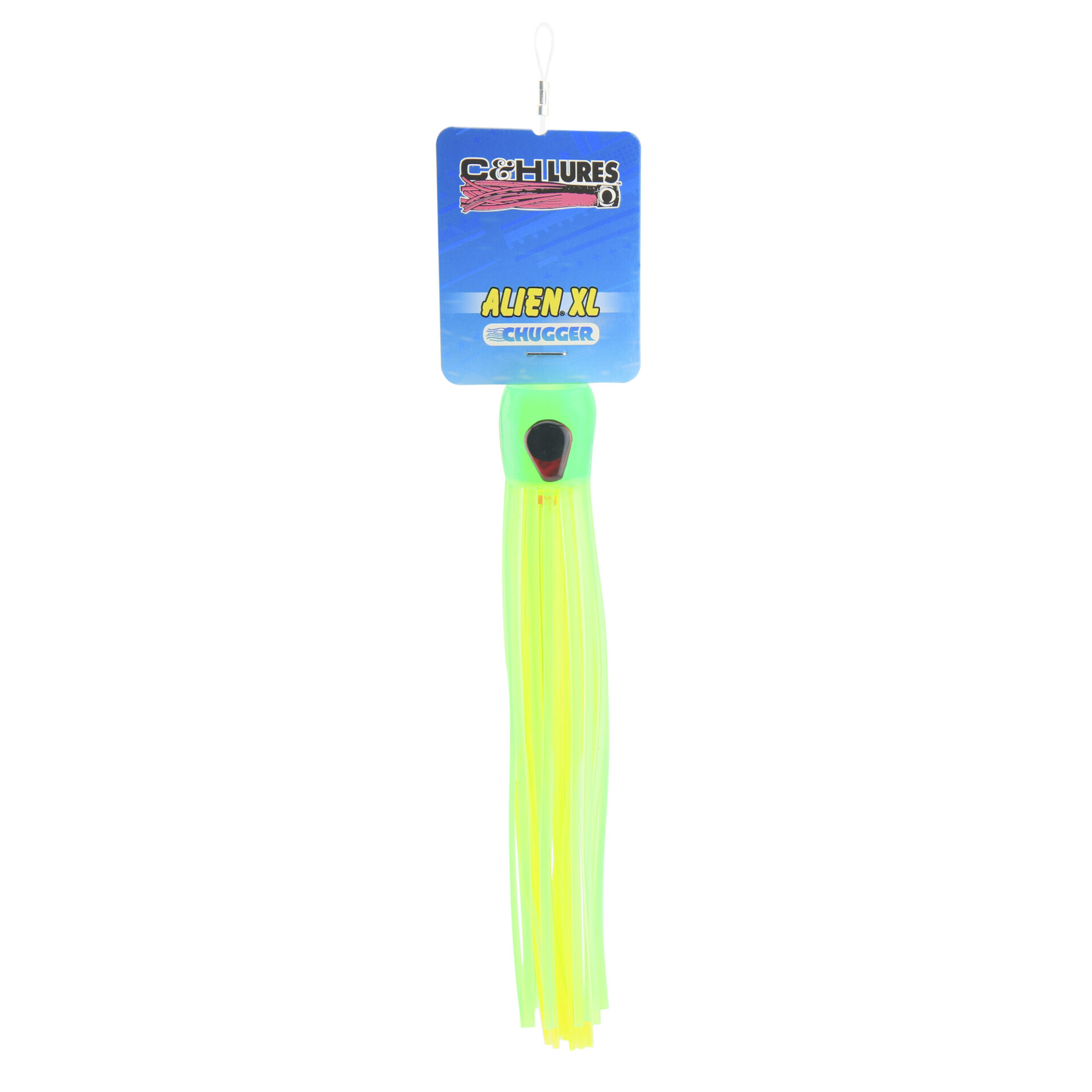 C&H, Alien XL Chugger Lure, Green/Chartreuse, 8.5 in / 21.6 cm - Image 4