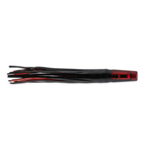 C&H, Express Deep Runner Lure, Black/Red Skirt, Weighted Head, 14 in / 35.5 cm