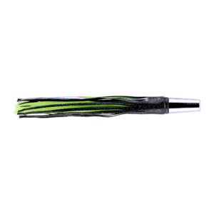 C&H, Express Deep Runner, Ultimate Series, Tie on Skirt Version, Black-Foil/Green PVC Skirt, 15 oz / 425 g Head, 15.5 in / 39.4 cm