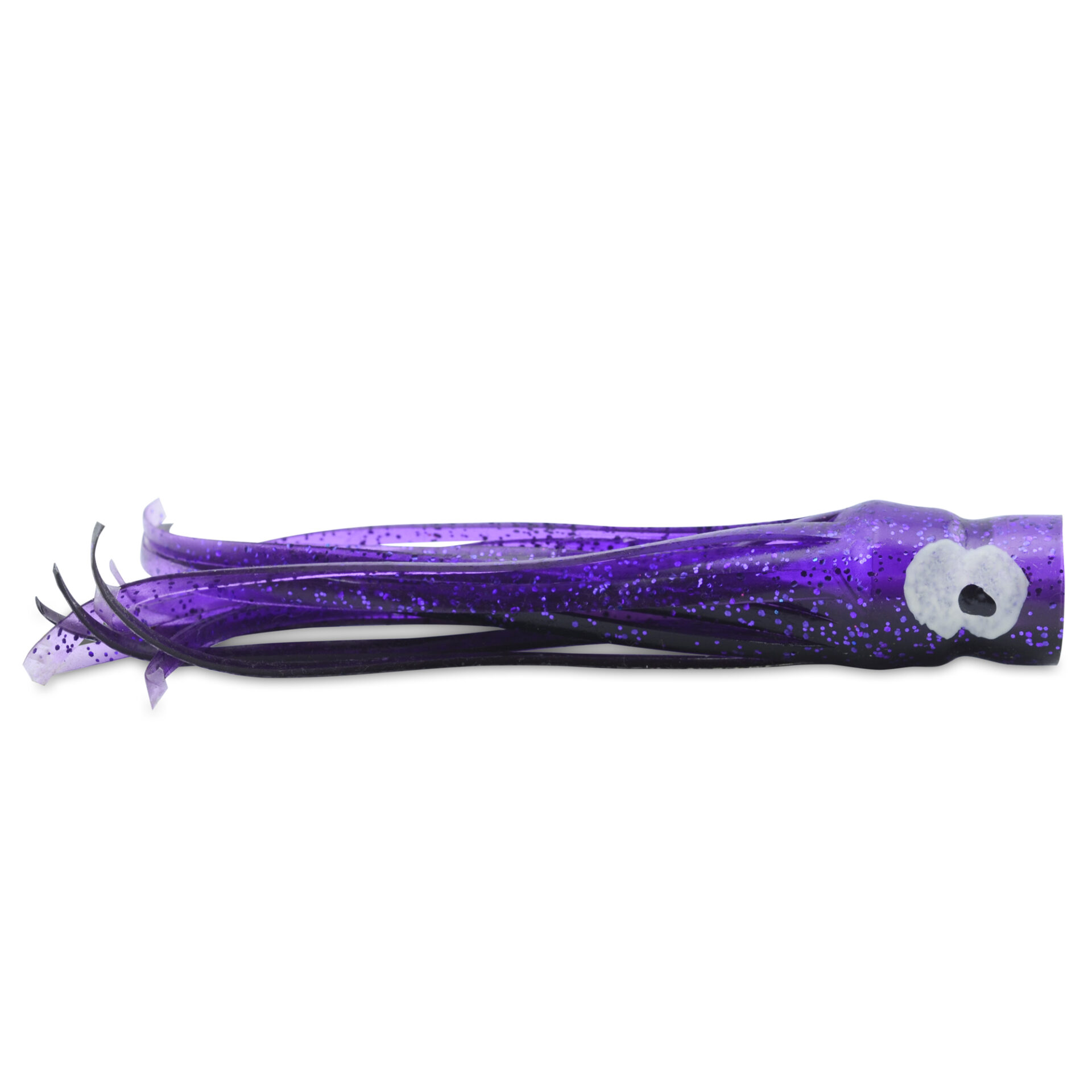 C&H, Lil Bubbler Lure, Black/Purple Belly Skirt, Concave Head, 5.5 in / 14 cm