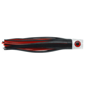 C&H, Lil Stubby Lure, Black/Red Skirt, Flat Head, 5.5 in / 14 cm