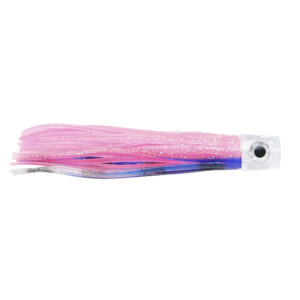 C&H, Lil Stubby Lure, Blue/Silver/Pink Skirt, Flat Head, 5.5 in / 14 cm