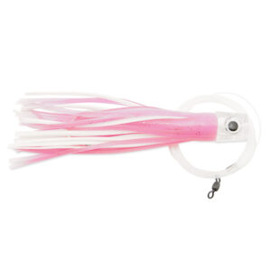 C&H, Lil Stubby Rigged and Ready, Pink/White Skirt, 7/0 Mustad Hook, AFW Swivel, 100 lb / 45.3 kg Grand Slam Mono Line, 6 ft / 1.8 m