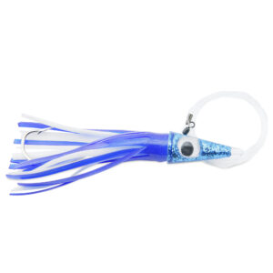 C&H, Tuna Tango Rigged & Ready, Blue/White Skirt, 7/0 Mustad Hook, AFW Swivel, 100 lb / 45.3 kg Grand Slam Mono Line, 6 ft / 1.8 m