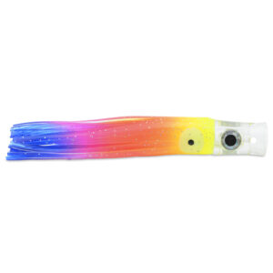 C&H, Stubby Bubbler Lure, Rainbow Skirt, 5.5 in / 13.9 cm