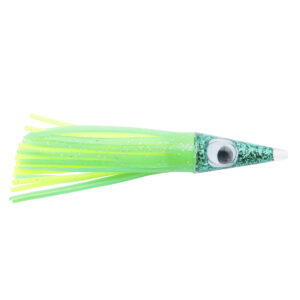 C&H, Tuna Tango Lure, Green/Yellow Skirt, 1.75 oz / 49.6 g Head, 5.75 in / 14.6 cm