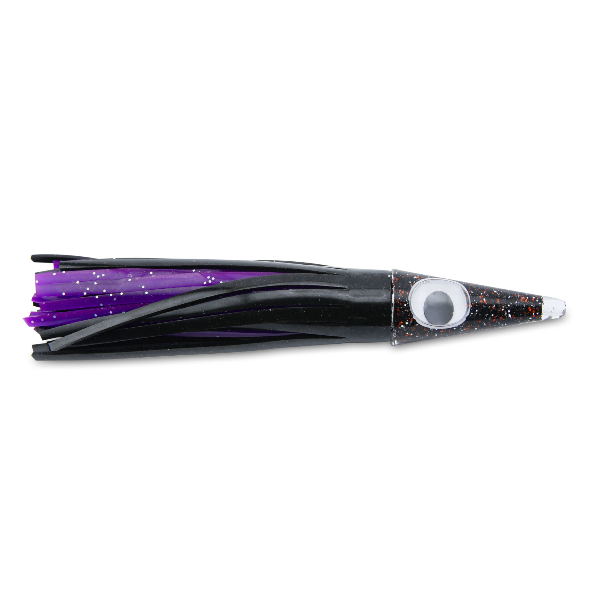C&H, Tuna Tango Lure, Black/Purple Skirt, 1.75 oz / 49.6 g Head, 5.75 in / 14.6 cm