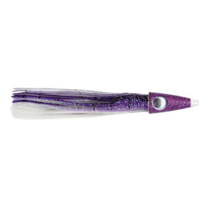 C&H, Tuna Tango XL Lure, Purple/Pearl Skirt, 2.5 oz / 70.8 g Head, 8.5 in / 21.5 cm