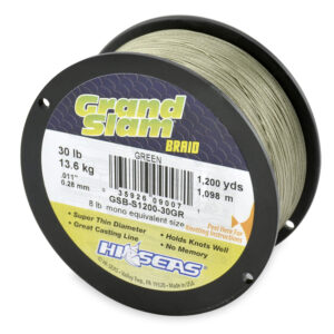 Grand Slam Braid - Green - 30 lb (13.6 kg), 1200 yd (1097 m)