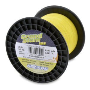 Grand Slam Braid - Fluorescent Yellow - 20 lb (9.1 kg), 2500 yd (2286 m)
