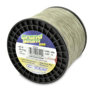 Grand Slam Braid - Green - 65 lb (29.4 kg), 2500 yd (2286 m)