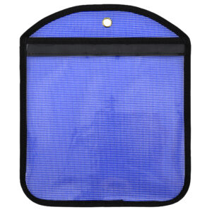 HI-SEAS, Mesh Leader Coil Bag - leader not included, 10 in x 10 in / 25.4 cm x 25.4 cm, Blue, 2 pc