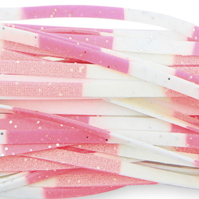 No Alibi, Alien Jig - Squid Head, 1.5 oz / 42.5 g, White/Pink Speckle Head, Glow White/Pink Skirt, Pink Squid Paws, 7/0 Hook - Image 3