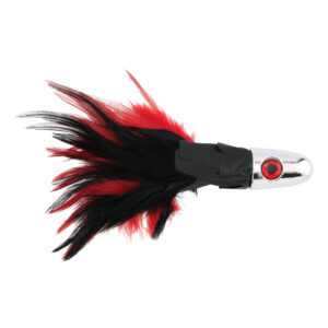 No Alibi, Trolling Feather Lure, Black/Red Skirt, 6 oz / 170 g Head