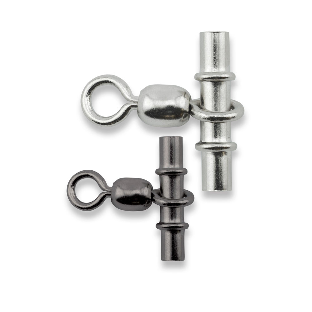 Brass Sleeve Swivels - Gunmetal Black