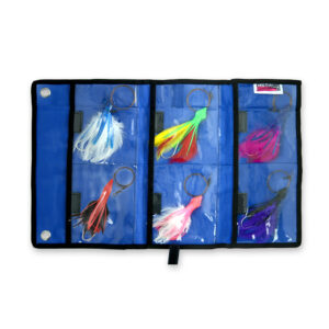 No Alibi, Dolphin Delight Rigged & Ready Assortment, 1/2 oz / 14.1 g Lead Heads, 6 in / 15.2 cm, 7/0 Mustad Hook, AFW Swivel, 135 lb / 61 kg AFW Cable, 3 ft / 0.9 m, 6 Lures