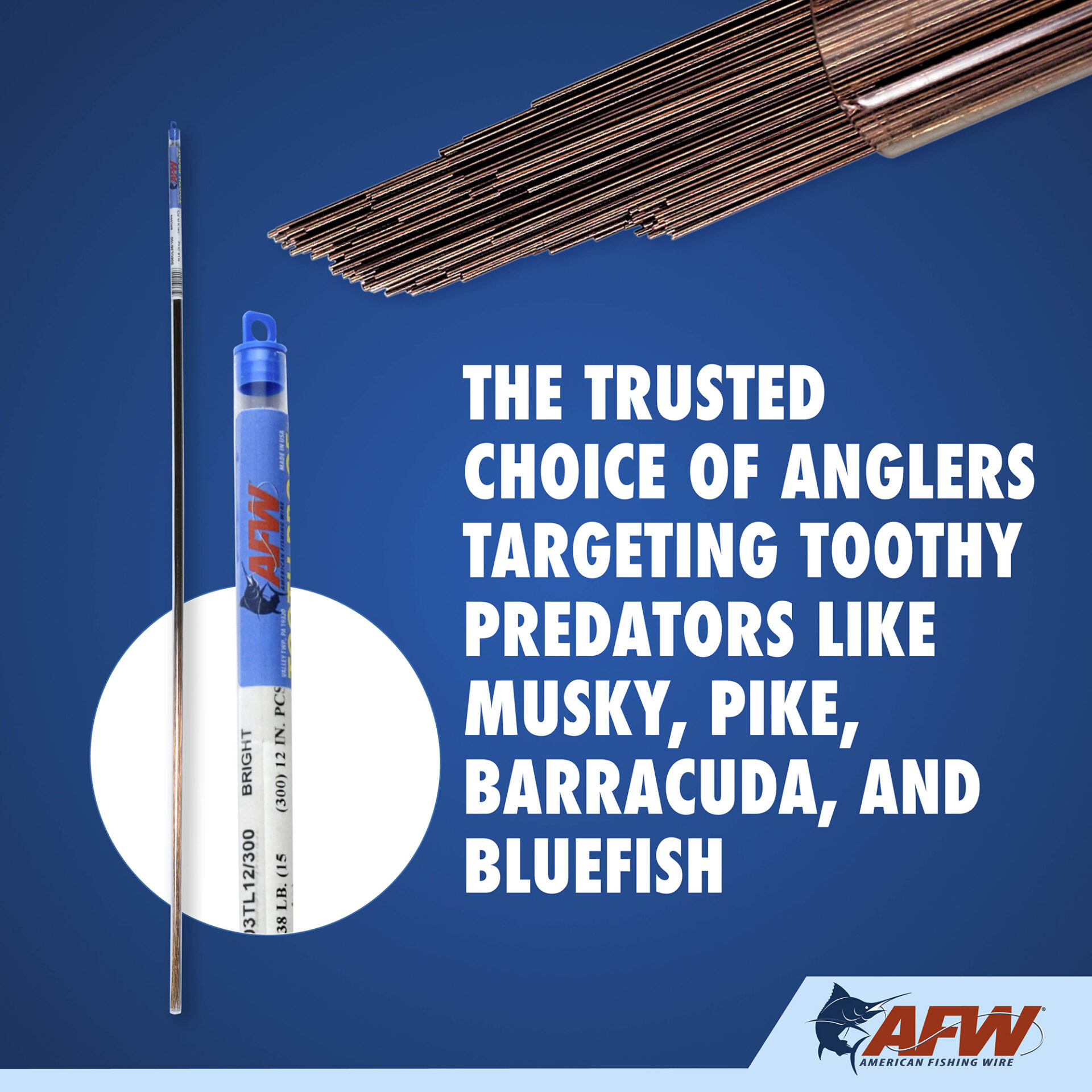 #5 Tooth Proof Stainless Steel Wire Straight Lengths, 44 lb / 20 kg test, .014 in / 0.36 mm dia, Bright, 12 in / 30 cm, 300 pc - Image 2