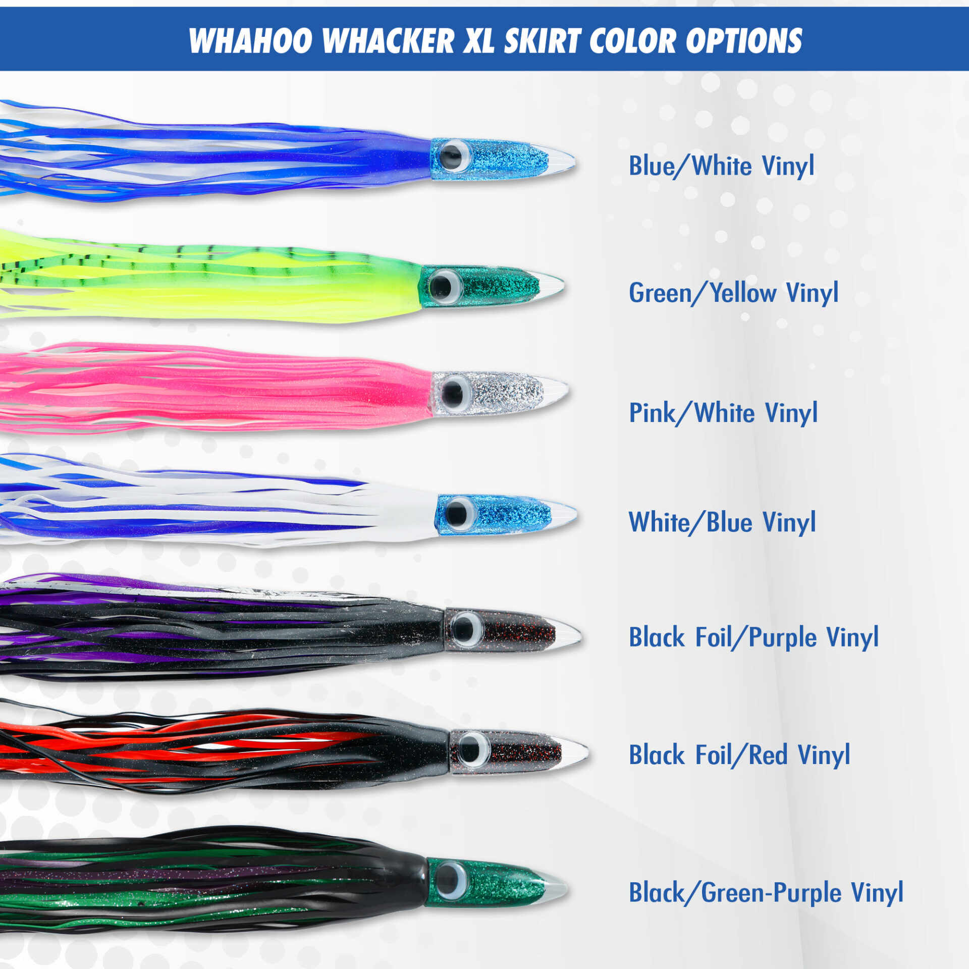 C&H, Wahoo Whacker XL, Dolphin Skirt, 11 oz / 311 g 16 in / 40.6 cm - Image 6