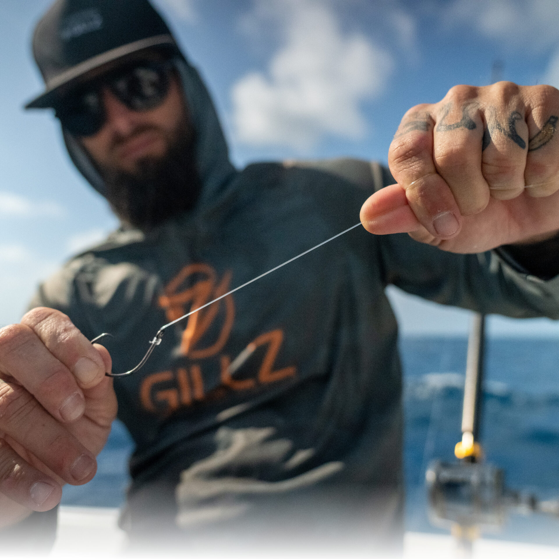 Grand Slam Bluewater 100% Fluorocarbon Leader - Blue - Image 10